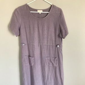 J.Jill lilac linen dress